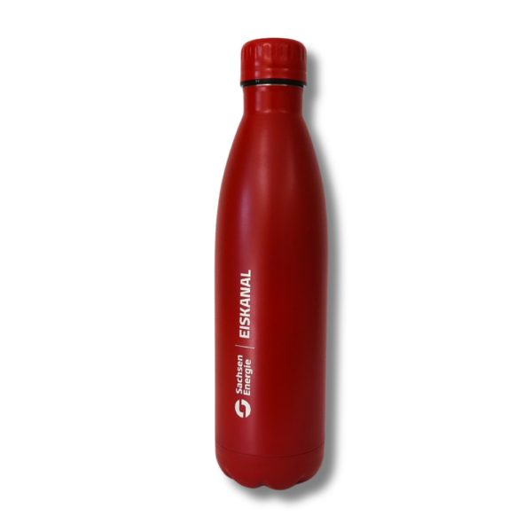 Trinkflasche rot SachsenEnergie